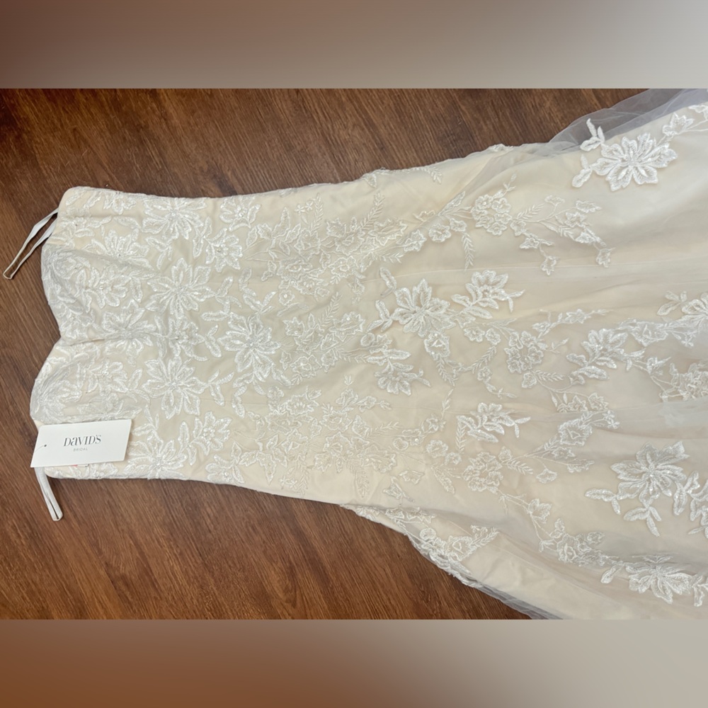 Beautiful sequins wedding gown